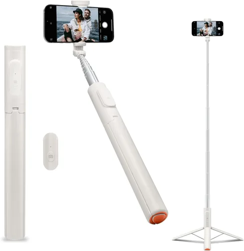 Miniatura 14 de Spigen Soporte de Trípode para Palo de Selfie con Control Remoto Bluetooth y Obturador, Extensible de 24", Compatible con MagSafe iPhone