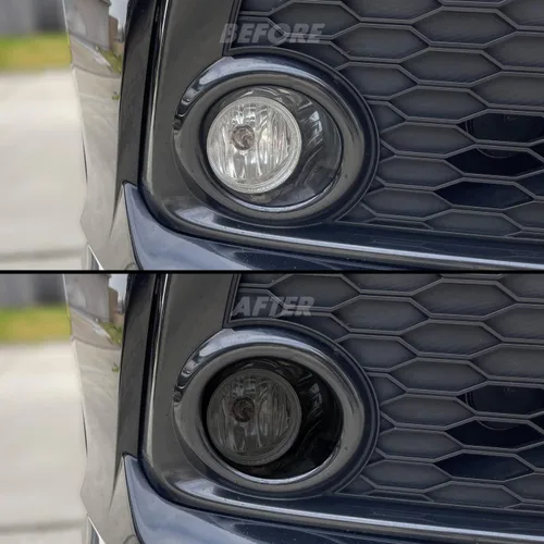 Miniatura 10 de SlickMod Vinilo precortado tintado en humo para faros delanteros y antiniebla de Honda Civic 2016-2021