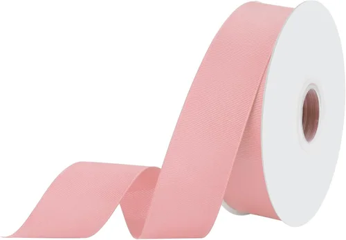 Miniatura 22 de Cinta blanca de grogrén de 1-1/2 pulgadas x 50 yardas para envolver regalos, muy adecuada para decoración de bodas, ramos, manualidades, costura