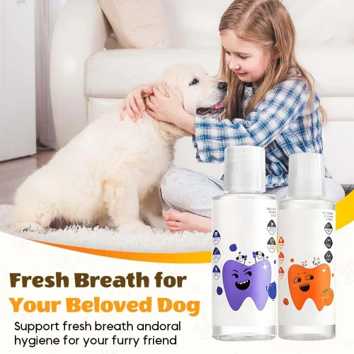 Miniatura 2 de Aditivo de agua dental, nuevo aditivo de agua dental para reducir la placa y el sarro, ambientador de aliento dental y encías, fórmula natural