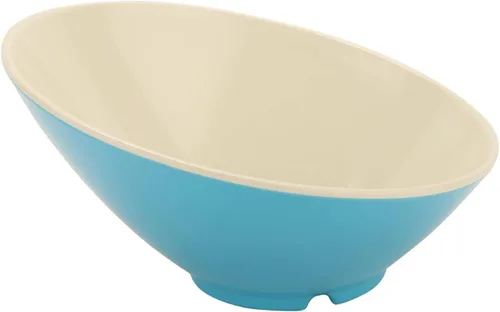 Miniatura 56 de G.E.T. B-792-W - Cuenco en ángulo para servir en cascada para ensaladas, arroz y postre, 24 onzas / 9.25 pulgadas, color blanco