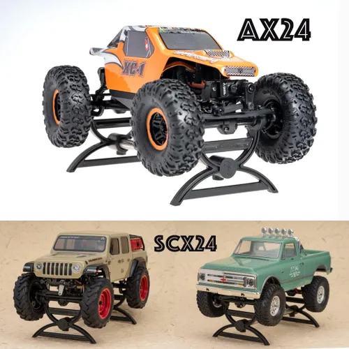 Miniatura 2 de Soporte de coche RC para AX24, SCX24 Crawler, 1/24 RC soporte de exhibición de coche para FCX24, FCX24M, CR18P, Axial SCX24 C10 Deadbolt JLU B-17 3