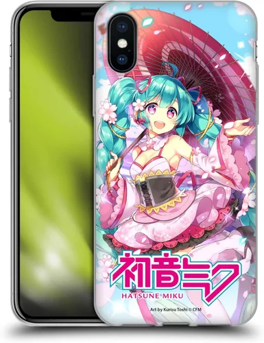 Miniatura 87 de Head Case Designs Licencia Oficial Hatsune Miku Gráficos Lindos Carcasa de Gel [Protección de Grado Militar] Compatible con Apple iPhone 7