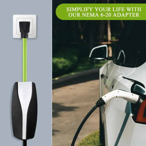 Miniatura 7 de Nezyo Adaptador 6-20 compatible con conector móvil Tesla Gen 2, adaptador de cargador de 240 V 16a 6-20 salidas para carga Ev de nivel 2 compatible