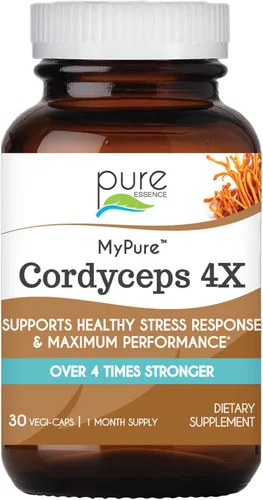 Miniatura 9 de PURE ESSENCE LABS MyPure Cordyceps 4X Champiñones - Suplementos concentrados en polvo de hongos Cordyceps para el sistema inmunológico, respuesta al