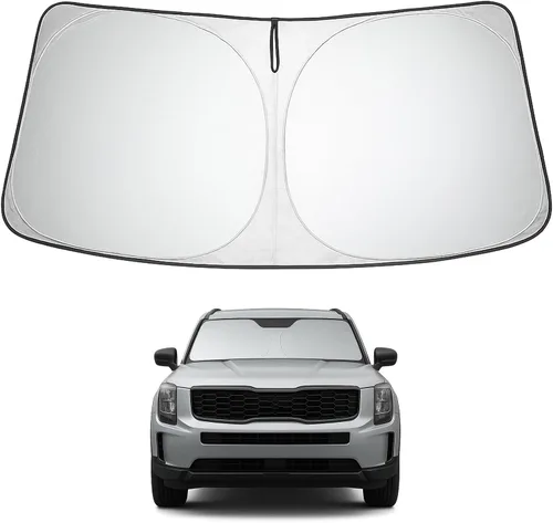Miniatura 215 de Proadsy Parasol para parabrisas actualizado 2025, ajuste personalizado Dodge RAM 1500 2Dr 2019-2024 2025, 4 capas, plegable, protector de parasol