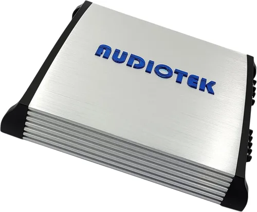Miniatura 2 de AUDIOTEK AT2400S Amplificador estéreo de coche de 2 canales, 2400 vatios, 2 ohmios estables, indicador LED, rango completo, perilla de graves