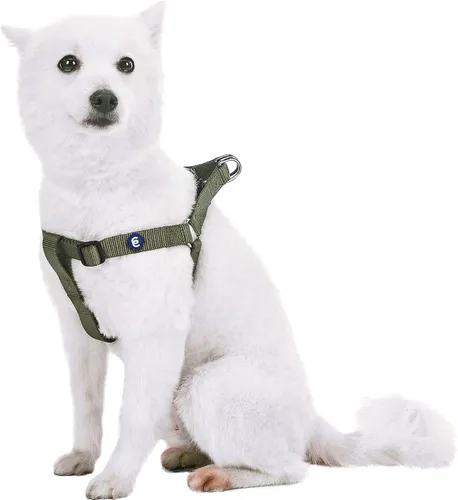 Miniatura 11 de Blueberry Pet Essentials Step-in - Arnés para perro, tamaño mediano, chaleco ajustable rosa fucsia, nailon sólido clásico para perros machos