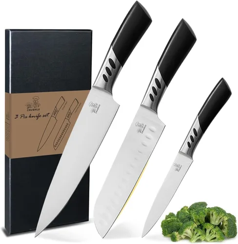 Miniatura 3 de Cuchillo de chef de 8 pulgadas, cuchillo de chef profesional japonés de acero inoxidable de alto carbono, cuchillo de cocina de chef afilado