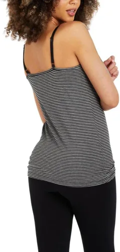 Miniatura 24 de Motherhood Maternity Camiseta sin mangas de lactancia con clip para mujer con correas ajustables y brasier integrado para lactancia materna
