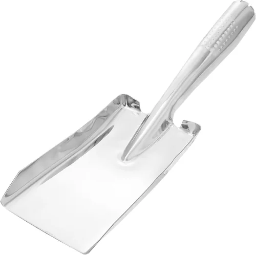 Generic Pala de jardín de acero inoxidable - Mini paleta de mano para plantar trasplante y aflojar el suelo - Herramienta duradera de jardinería al
