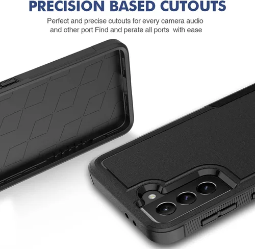 Miniatura 6 de Funda para Samsung Galaxy S21 Plus: funda protectora de doble capa resistente para teléfono celular a prueba de golpes con protector de pantalla
