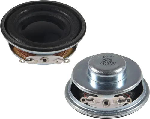 Miniatura 4 de 4 unidades de altavoz de audio de 4 ohmios, 3 W, 1.5 pulgadas, rango completo, woofer estéreo HiFi - Negro