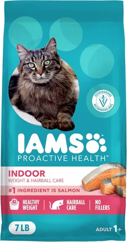 Miniatura 12 de Iams Proactive Health Adult Indoor Weight & Hairball Control Comida seca para gatos