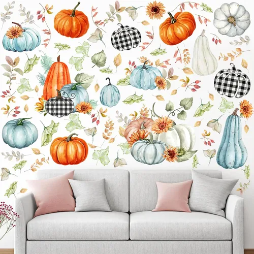 Miniatura 8 de Glenmal 6 calcomanías de pared de Pascua de 11.42 x 8.27 pulgadas, calcomanías de pared religiosas grandes de color negro, decoración de pared