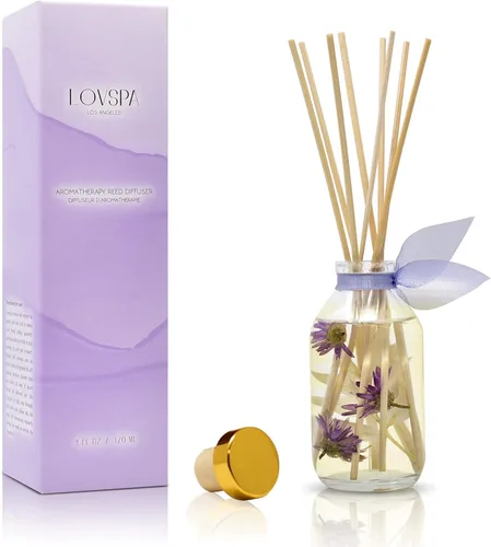 Miniatura 28 de Set de difusor de cañas, difusor de aceite perfumado con aroma a ámbar romántico y varillas, accesorios de fragancia para el hogar para decorar