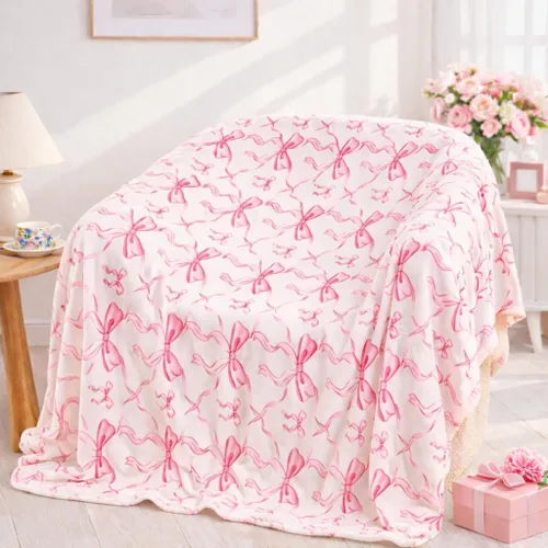 Miniatura 14 de Manta de Tiro de Piel Sintética Color Hueso para Sofá, Manta Suave y Esponjosa de Burbujas para Cama y Sofá, Manta Gruesa y Cálida de Felpa Difusa