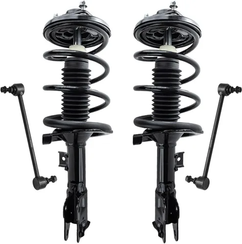 Miniatura 47 de Detroit Axle - Kit de puntales delanteros para Jeep Grand Cherokee 2005-2010 2006-2010 Commander 2007 2008 2009, 2 montajes rápidos de 2 barras