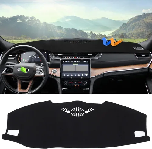 Miniatura 46 de Autorder - Tapete para salpicadero para 2007-2013 Chevy Chevrolet Silverado/GMC Sierra con dos guanteras, accesorios, cubierta de salpicadero