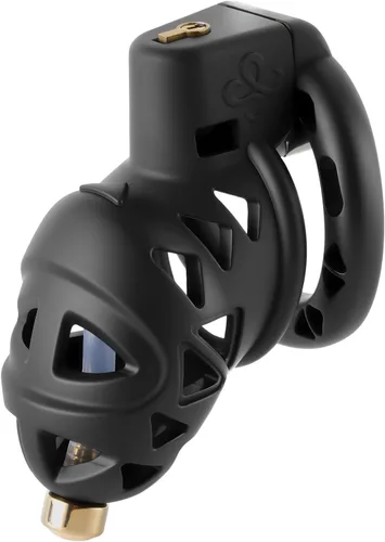 Jaula de castidad para hombre, dispositivos ligeros de castidad con sonido uretral, jaula para pene con 4 anillos y bloqueo invisible, juguete
