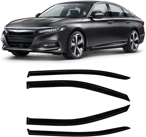 Miniatura 2 de Ventvisor - Deflector de ventana lateral para ventana, juego de protectores de lluvia para Honda 2013-2017 9ª generación para Honda para Accord 4