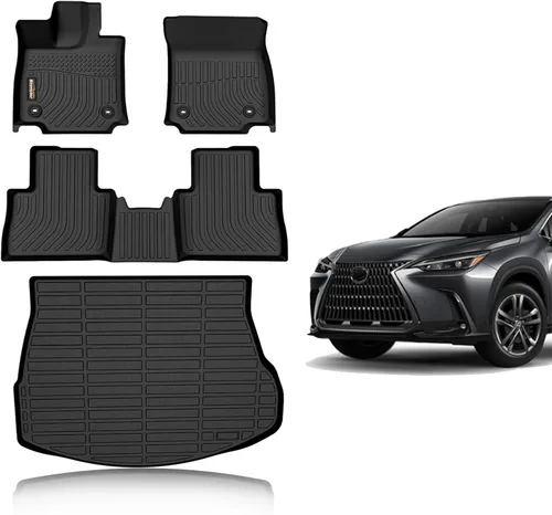 Miniatura 62 de Alfombrillas de TPE para Toyota Highlander 2014-2019 7 y 8 asientos, protección para todo tipo de clima, forros de piso de automóvil resistentes