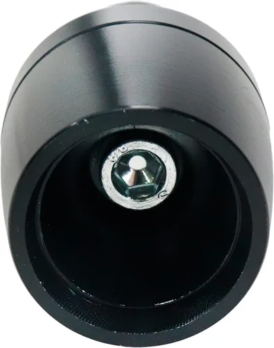Miniatura 3 de Modengzhe 2 unids motocicleta cónico aluminio manillar extremo tapa 0.709 in Insertar diámetro barra extremo enchufe (negro)