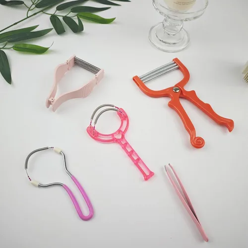 Miniatura 5 de Removedor de vello de primavera - Kit de depilación facial 5 en 1, depilación facial para mujeres, removedor de pelo de pinzas de resorte