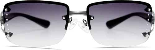 Miniatura 2 de VANLINKER Elegantes lentes de sol rectangulares sin marco para mujer