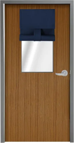 Miniatura 34 de WdFour Cortinas de puerta francesa con tacto sedoso, aislamiento térmico, reducción de ruido, cortinas opacas para puerta de vidrio y oficina