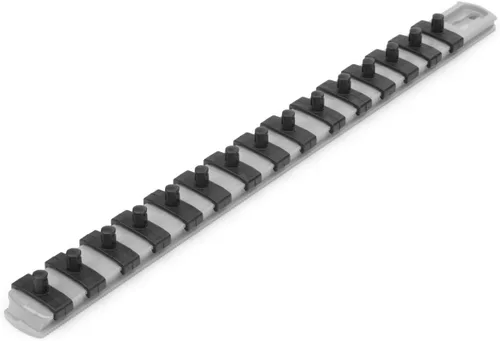 Miniatura 29 de TEKTON guía de llaves de 1/4 pulgadas x riel de 20.3 cm, 13 clips (rojo) OSR01113 Fabricado en EE. UU
