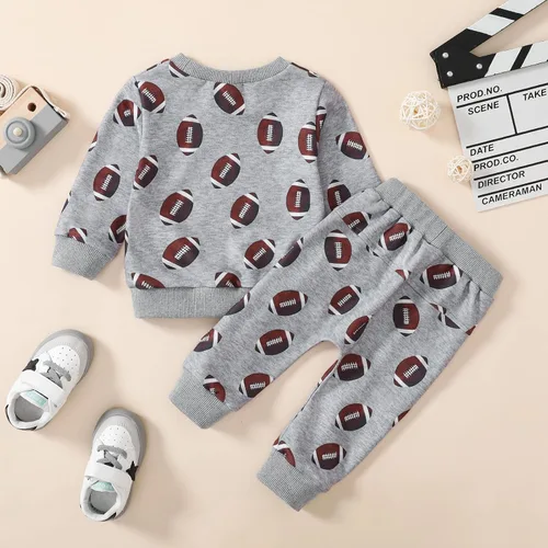 Miniatura 7 de Conjunto de sudadera de calabaza y pantalón para bebé y niño, de manga larga