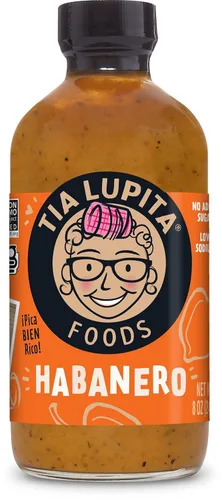 Miniatura 8 de Tia Lupita Chipotle - Salsa picante 8 oz x 1 botella Calor sabroso, especias medianas, ahumado, cuerpo completo, sin gluten, sin OMG, sin