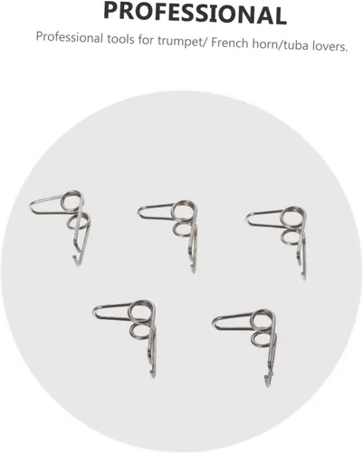 Miniatura 6 de 10 piezas de trompeta Watergate Key Springs Reemplazo Drenaje Clique Accesorios para trompeta Cuerno Francés Tuba Fácil Instalación Portátil