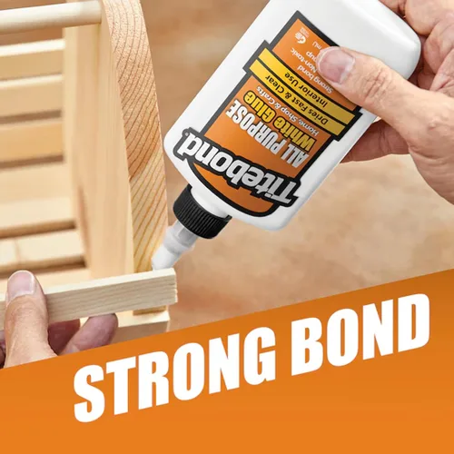 Miniatura 4 de Titebond pegamento multiusos blanco, para el hogar, taller, escuela y manualidades, versátil, se seca rápido y transparente, fácil de usar, limpieza