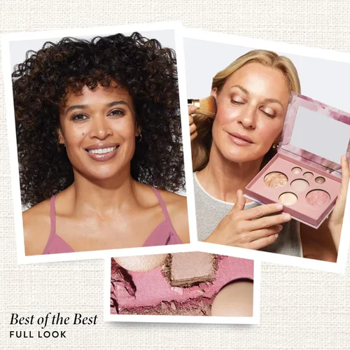 Miniatura 9 de LAURA GELLER NEW YORK Lo Mejor de lo Mejor Paleta Horneada - Tamaño Completo - Incluye Bronceador, Rubor, 2 Iluminadores y 3 Sombras de Ojos - Apto