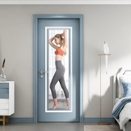 Miniatura 11 de JEOYOO Espejo de Pared de Cuerpo Entero, Espejos para Puerta, Espejo Acrílico Económico, Espejos de Gimnasio Irrompibles para Gimnasio en Casa