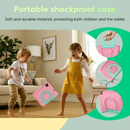 Miniatura 9 de aiprotablet Tableta para niños, Android 16 para niños de 10 pulgadas, Octa-Core 2.2 GHz con funda, 30 GB de RAM 64 GB ROM, 2 TB expandir, control