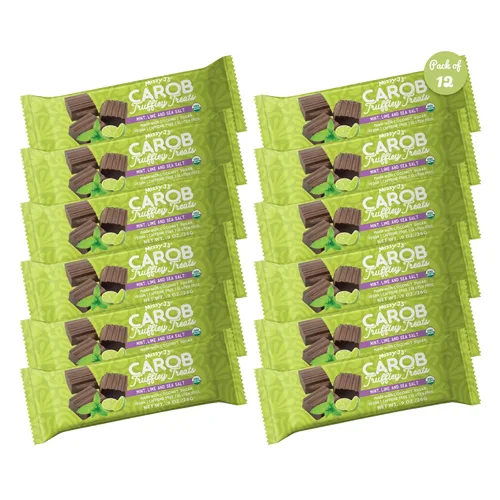 Miniatura 11 de Missy J's Trufa de algarroba de coco y almendra de 1.38 onzas, paquete de 3 unidades, algarroba hecha con azúcar de coco, vegano sin gluten