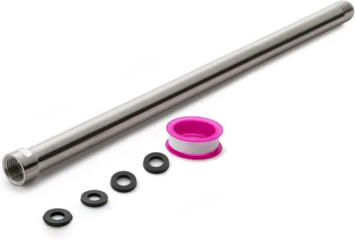 Miniatura 25 de OFFO Brazo de extensión de cabezal de ducha, extensión de brazo de ducha, extensor de cabezal de ducha hecho de acero inoxidable 304, extensión
