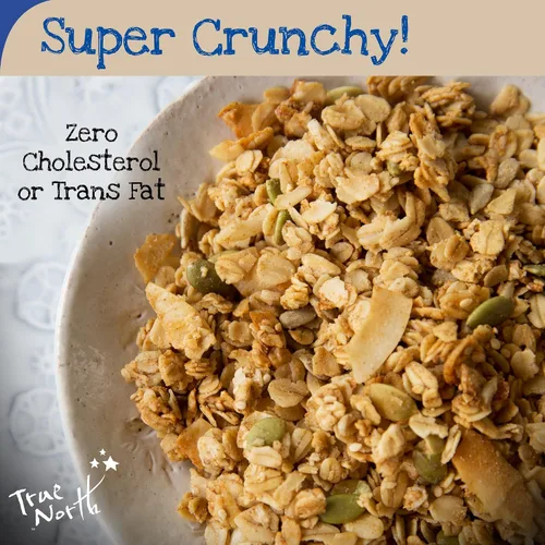 Miniatura 3 de True North Granola - Granola de vainilla de arce sin gluten, baja en carbohidratos, sin nueces y sin OMG, bolsa a granel, 3 libras