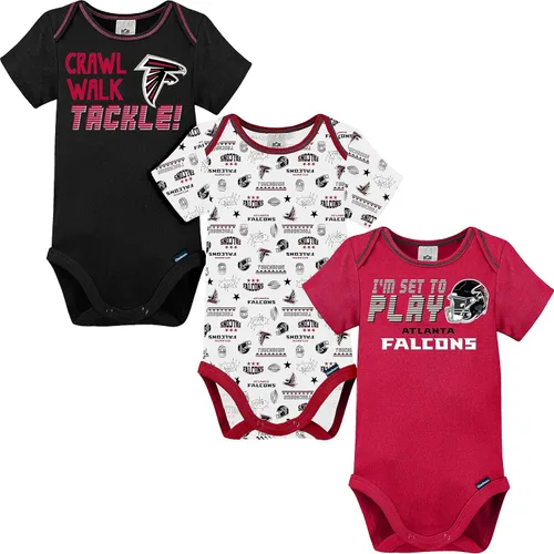 Miniatura 10 de Gerber - Mameluco unisex de manga corta para bebé, equipo de la NFL, paquete de 3