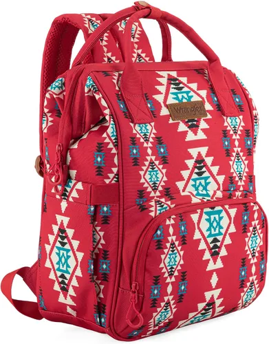 Miniatura 8 de Wrangler - Mochila Azteca Organizada, Mochila de Día, Bolsa de Viaje para Bebé con Correa para Silla de Paseo y Bolsillos Laterales para Botellas
