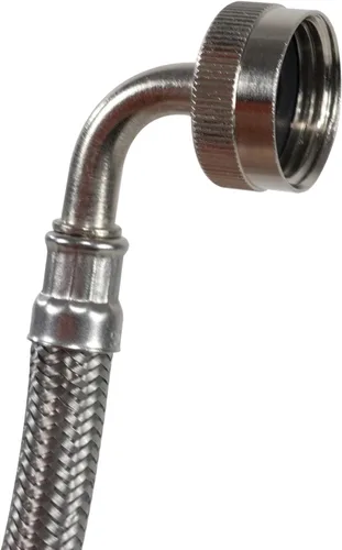 Miniatura 4 de Certified Appliance Accessories Manguera para lavavajillas con codo FGH de 90 grados, línea de suministro de agua, 6 pies, acero inoxidable trenzado