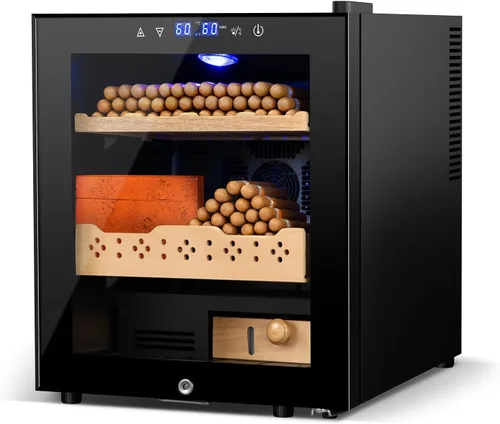 Miniatura 33 de Refrigerador de bebidas para 128 latas, 3.2 pies cúbicos con puerta de vidrio para bebidas, cerveza, soda, vino, pequeño refrigerador de cerveza