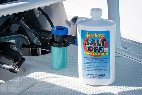 Miniatura 6 de Kit STAR BRITE Salt Off – Aplicador y 32 OZ de concentrado para limpieza de motores marinos y eliminación de sal en botes, remolques