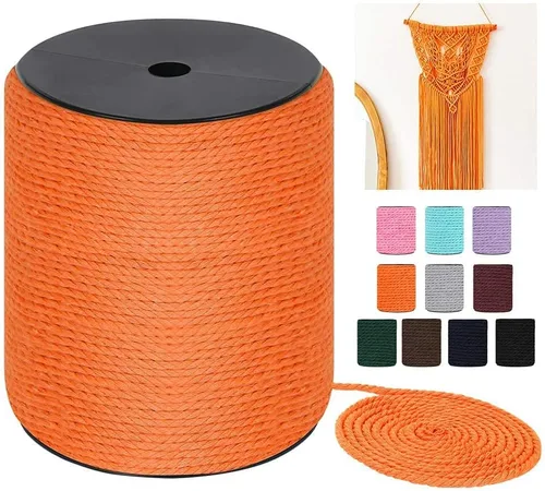 Miniatura 18 de Cordón de macramé, 0.118 pulgadas x 328 yardas