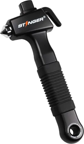 Miniatura 7 de Stinger Super Duty Herramienta de escape de emergencia para automóvil, martillo de seguridad de vehículo de acero al carbono endurecido, 1 pieza