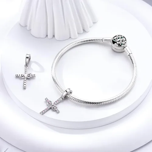 Miniatura 216 de Hapour Dijes de plata de ley 925 para pulseras, collar, joyería europea, colgante de cuentas para mujeres y madres