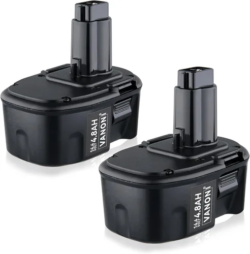 VANON DC9091 4.8Ah Ni-MH Reemplazo para batería Dewalt 14.4V compatible con Dewalt Battery XRP DC9091 DW9091 DW9094 DE9091 DE9092 DE9038 y 14.4V